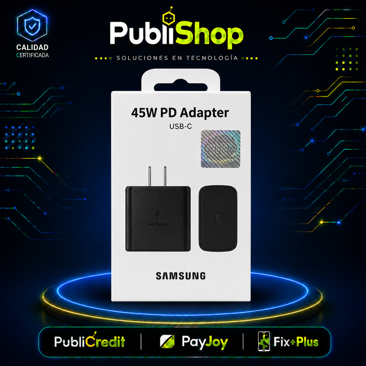SAMSUNG Adaptador 45 W USB-C